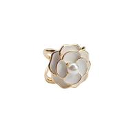 Silk Scarf Buckle Pin Women Coat Belt Buckles Shawl Ring Clip Scarves Fastener Brooches Clothing Corner Knotted per donne ragazze accessori decorativi(White-Extra Large)