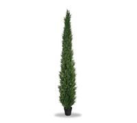 Silk Tree Warehouse Company Inc Un albero di cedro artificiale per esterni, 2,4 m, in vaso, con classificazione UV (2,4 m)