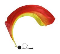 Silk Veil Poi - Flag di culto, PROPT FLOW | Bandiere di danza a gradiente colorate con palline da swing per il ministero della chiesa, esibizioni sul palcoscenico, spettacoli tribali, balli di lode es