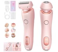 Silkbabe On The Go Lady Shaver, Silkglide Pro Shaver, Portable 2 In1 Shaver, 2024New Electric Shaver for Women, Waterproof Wet & Dry Electric Shaver (Pink)