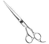 Olivia Garden Silkcut XL 7.0" - Forbici da Barbiere in Custodia - Manico Ergonomico, Fori per Pollice e Dita Più Grandi, per Parrucchieri Professionisti