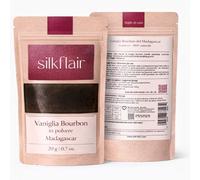 Silkflair Vaniglia Bourbon del Madagascar in polvere (20 g) | Confezione refill | 100% Vanilla planifolia pura, senza zuccheri, aromi o additivi | vaniglia naturale da baccelli interi | aroma intenso