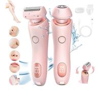 Silkglide Pro 2025 - Rasoio elettrico 2 in 1 per donne, epilatore Silk Glide indolore a casa, bagnato e asciutto (rosa)