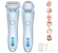 SilkGlide Pro - Rasoio Silk Glide 2024, epilatore Silk Glide per depilazione indolore a casa, rasoio elettrico 2 in 1 da donna (blu)