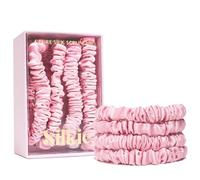 Silkie 4 set di 100% pura seta di gelso (rosa sorbetto)