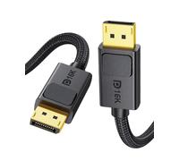 Silkland 54Gbps Cavo DisplayPort 2.1 5M, 8K@165Hz 4K@500Hz/360Hz/240Hz DP 2.1, HDR HDCP DSC 1.2a FreeSync G-Sync, cavo DisplayPort per PC, monitor da gioco, GPU 5090 7900XTX