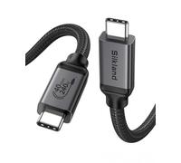 Silkland Cavi USB4.0 con Thunderbolt 4, 40Gbps Trasferimento Dati, PD 3.1 240W/5A, 8K@60Hz, Cavo USB-C a USB-C per MacBook, iPad Pro, iMac, Laptop, Hub, Dock, SSD, Display 1,2m