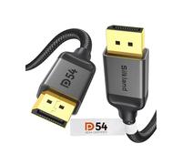 Silkland Cavo 16K DisplayPort 2.1 [Certificato VESA], 4K@240Hz/165Hz/144Hz, 8K@120Hz, 2K@360Hz, 54Gbps Cavo DP 2M Compatibile con FreeSync, G-Sync, HDR per PC, Scheda Grafica 5090, Gaming Monitor