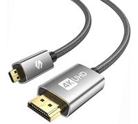 Silkland Cavo da Micro HDMI a HDMI 4K 60Hz 3m