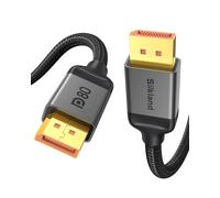 Silkland Cavo DisplayPort 2.1 80Gbps 5M DP80, [8K@240Hz, 4K@540Hz 360Hz 240Hz 16K@60Hz] Cavo DP2.1 Compatibile con FreeSync&G-Sync, UBHR20, HDR, DSC, Monitor Gaming, 5090, 7900XTX