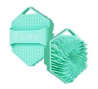 SILKLE Spazzola esfoliante per il corpo in silicone, spazzola esfoliante per il bagno e la pulizia della pelle, spugna da doccia per scrub e lavaggio delicato del corpo, strumento di pulizia in