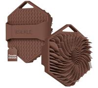 SILKLE Spazzola esfoliante per il corpo in silicone, spazzola esfoliante per il bagno e la pulizia della pelle, spugna da doccia per scrub e lavaggio delicato del corpo, strumento di pulizia in