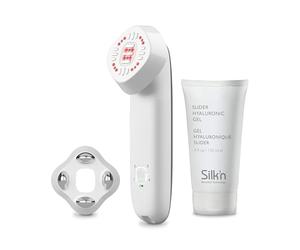 Silk'n Dispositivo anti-invecchiamento e cura della pelle I Facetite Multiplatform I Riduce le rughe e le rughe con tecnologia a infrarossi e luce LED rossa I per viso e collo, senza fili, bianco