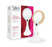 Silk'n MirrorLumi - Specchio a LED per Uso Manuale o su Base - Ingrandimento Fronte/Retro: 1x e 5x - Bianco - 1 Pezzo
