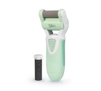 Silk'n MPW1PE4001 - Dispositivo di rimozione del callo a batteria, 2 rulli inclusi, morbido e duro, MicroPedi Wet & Dry, Verde/Bianco, MPW1PE4001