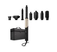 Silk'n Multistyler con testa flessibile - Asciugacapelli con spazzola e piastra lisciante - SilkyAir Flex - Asciugacapelli & Styler All-in-One - Accessori 8 in 1 con custodia - 1300 W - Oro Nero
