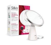 Silk'n Music Mirror - Specchio con Illuminazione a LED e Altoparlante Bluetooth - Bianco - 1 Pezzo