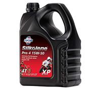 Silkolene - Olio motore per moto completamente sintetico di qualità PRO-4 XP 15W-50, flacone da 4 l