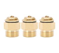 SilkRoadSupply 3pcs G1/2 Riore Sprinkler Ugello regolabile Atomizzante Atomizzante Sprinkler Testa per l'irrigazione del giardino e l'irrigazione agricola Materiale di rame durevo