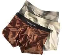 Silks - Boxer da uomo in seta di gelso, biancheria intima da uomo in seta di gelso, boxer da uomo in seta di gelso, comfort senza cuciture, Set C., L