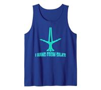Silks Circus Freak Aerial Yoga Aerial Hoop Aerialist Tshirt Canotta, Uomo, Blu Reale, L