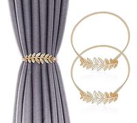 SILKSELECT 2 fermatenda per tende (foglie dorate)