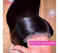 Silkwave 40 pollici Wear and Go 5x5 Glueless Parrucca di capelli umani Bone Straight 13x6 HD Parrucche frontali in pizzo 360 Full Lace Striscia invisibile