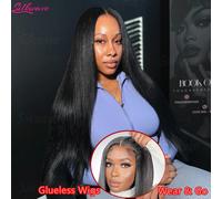 Silkwave 5x5 Glueless Parrucche Capelli Umani Ready To Go Bone Straight 13x6 HD Parrucca Anteriore Del Merletto Cinghia Invisibile 360 Pieno Brasiliano 40 Pollici