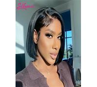 Silkwave Bob Parrucche Capelli Umani 13X4 Parrucca Anteriore Del Merletto 4x4 Breve Rettilineo Hd Trasparente Parrucche Frontali Del Merletto Chiusura Brasiliana Per Le Donne