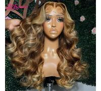 Silkwave P4/27 Evidenziare Parrucca Dell'onda Del Corpo Dei Capelli Umani 13x4 Parrucche Dell'onda Dell'acqua 13x6 Hd Parrucca Dei Capelli Umani Del Merletto Per Le Donne Parrucche brasiliane di Remy