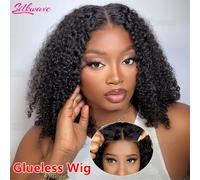 Silkwave Pronto da Indossare Glueless Parrucche Bob Corte Capelli Umani Ricci Brasiliani Onda Profonda Glueless 4x4 5x5 Chiusura Parrucca Del Merletto Per Le Donne