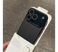 Silky Skin Feel Shockproof Case for iPhone 17 Pro Max, Magnetic Charging Anti-Collision Matte Protective Case with Crystal Lens (Black,16)