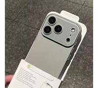 Silky Skin Feel Shockproof Case for iPhone 17 Pro Max, Magnetic Charging Anti-Collision Matte Protective Case with Crystal Lens (Gray,13promax)