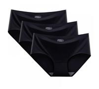 Silky Tactile - Biancheria intima da donna, 2 pezzi, confezione da 3 pezzi, colore: blu, Nero , XXL