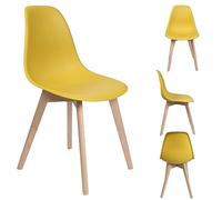 SILLA ESCANDINAVA MOSTAZA