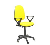 Silla OFICINA PYC 04CP ERGONOMICA PERMAN.C/R PARQUET Bali Amarillo (C/Brazos FIJOS)