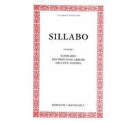 Sillabo. Sommario dei principali errori della nostra età
