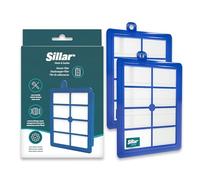Sillar® 2x Filtro HEPA adatto per AEG-Electrolux Airmax/Boldio/ErgoSpace/Excellio/Mondo Plus/Oxygen/Praxio/Powersystem PHILIPS Expression/Impact/Jewel/Performer (EFH13W, EFH12W, 9002564053)