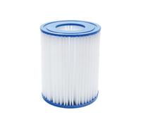 Sillar 6 Cartucce Filtro Tipo II Taglia 2 Ø 10,6 × 13,6 cm - Cartuccia Piscina Bestway 58094 per Pompe Flowclear 58383