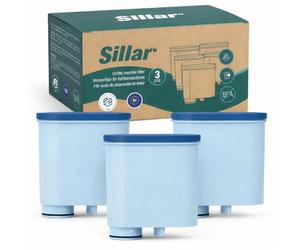 Sillar Cartuccia Filtro Acqua compatibile con Philips AquaClean CA6903/10 & CA6903/22 - per Macchina da Caffè, LatteGo & Saeco - Anticalcare & Gusto Migliore - Set da 3