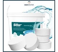 Sillar Cloro Compresse Piscina 5kg 200g - 10in1 Effetto Senza Calcare...