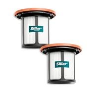 SILLAR filtro HEPA ciclonico per Bosch Unlimited & Serie 6, set 2 pezzi con prefiltro, filtro cilindrico per aspirapolvere, alta filtrazione antipolvere e allergeni per cani e gatti