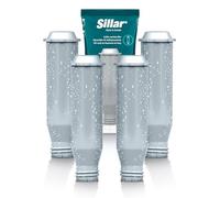 Sillar Set da 4x Filtro Acqua per Macchine da Caffè Krups F088, AEL01, TCZ6003 | Cartucce a Carbone Attivo, Aumenta la durata dell'unità