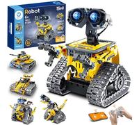 Sillbird 5-in-1 Kit di costruzione di robot con telecomando Regali STEM per ragazzi di età compresa tra 8 e 13 anni, Technic Coding Giocattoli robotici per bambini Compleanno（488 pezzi）