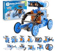 Sillbird Giocattoli Robot Solari per Bambini, 12 in 1 Dual Drive alimentato a Energia Solare e Cellulare, kit di Esperimenti Educativi STEM per Ragazzi e ragazze di età 8-12 (190 pezzi)