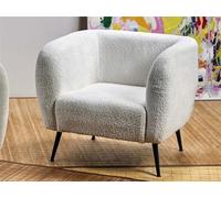 SILLON BUSTER RIZO SUAVE BLANCO ROTO 81x74x70 cms
