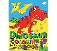 Silly Bear Dinosaur Coloring Book for Kids ages 4-8 (Tascabile)