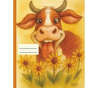 Silly Cow Notebook: A Playful Watercolor Cow Journal for Notes, School & Everyday Writing • Wide-Ruled • 120 Pages • 7.5 x 9.25”: A Fun Cow Notebook for Journaling, Lists & Creative Ideas