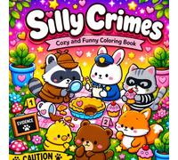 Silly Crimes Cozy and Funny Coloring Book for Adults & Teens