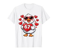 Silly Goose 67 San Valentino Six Seven Cute Animal Maglietta